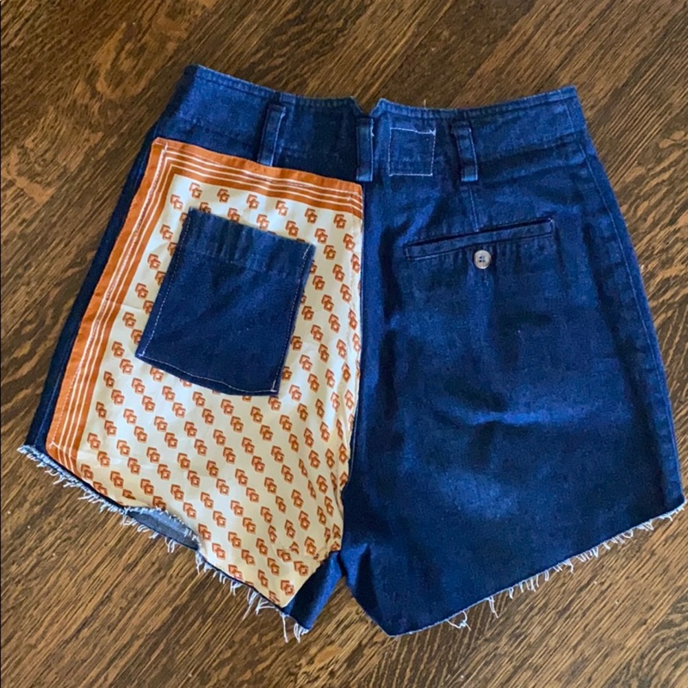 Vintage cut-off denim shorts